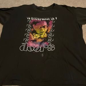 The Doors Rock tee shirt. Black large.